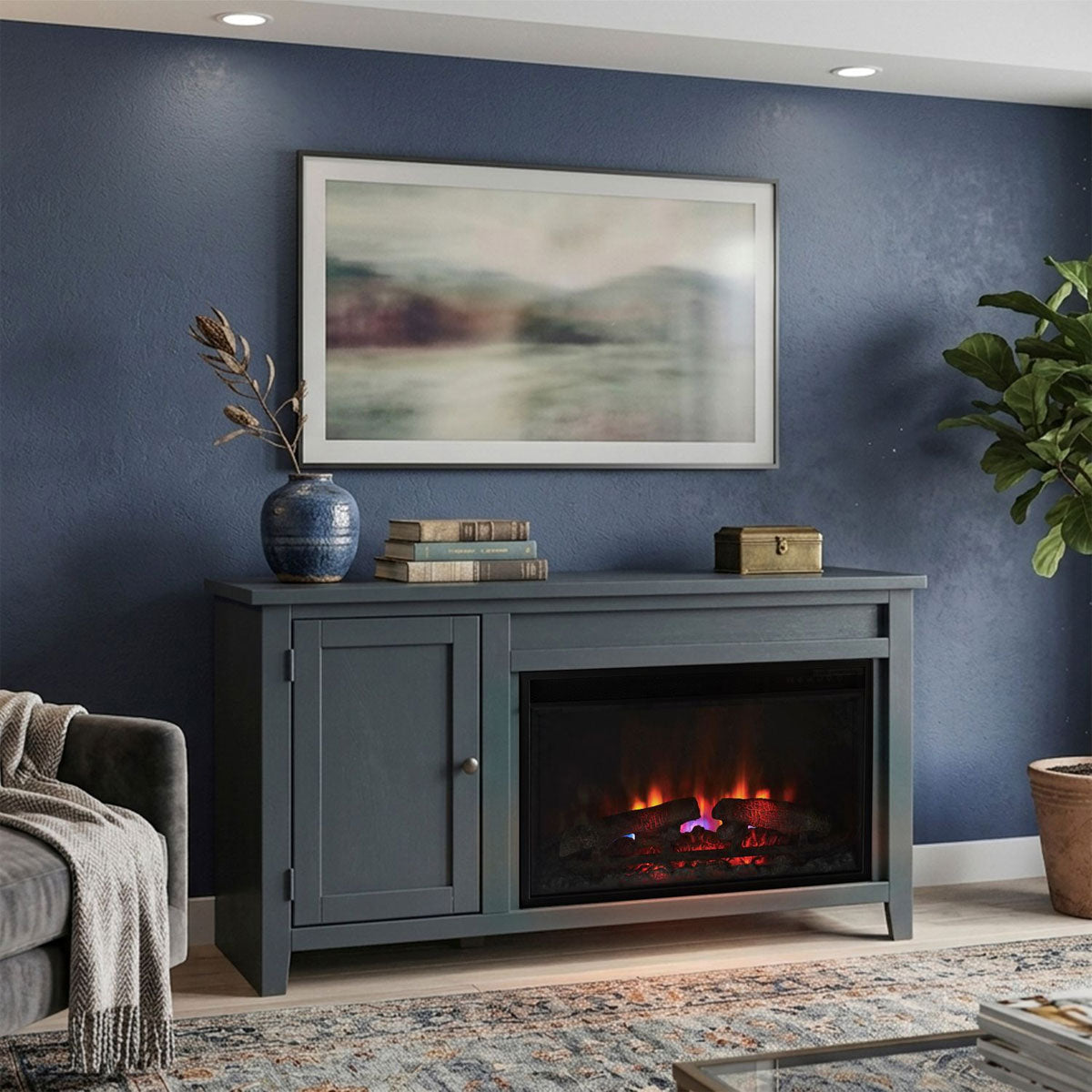 GRANT BLUE 49" CONSOLE 26" FIR