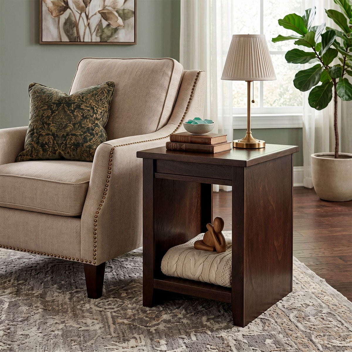 GRANT BRW END TABLE