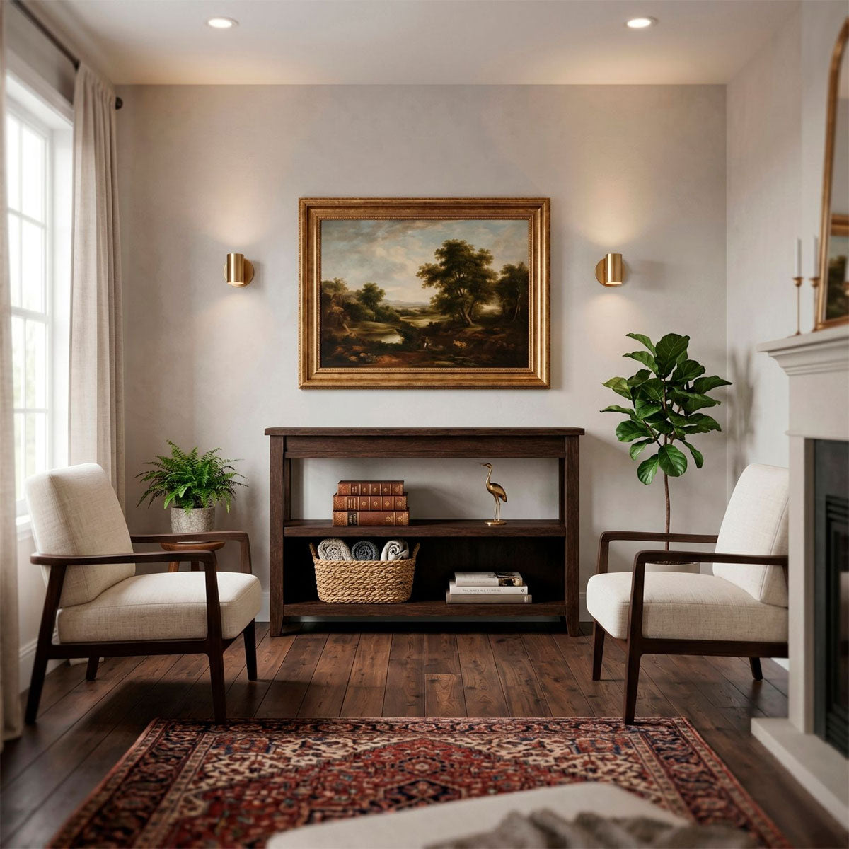 GRANT BRW CONSOLE TABLE