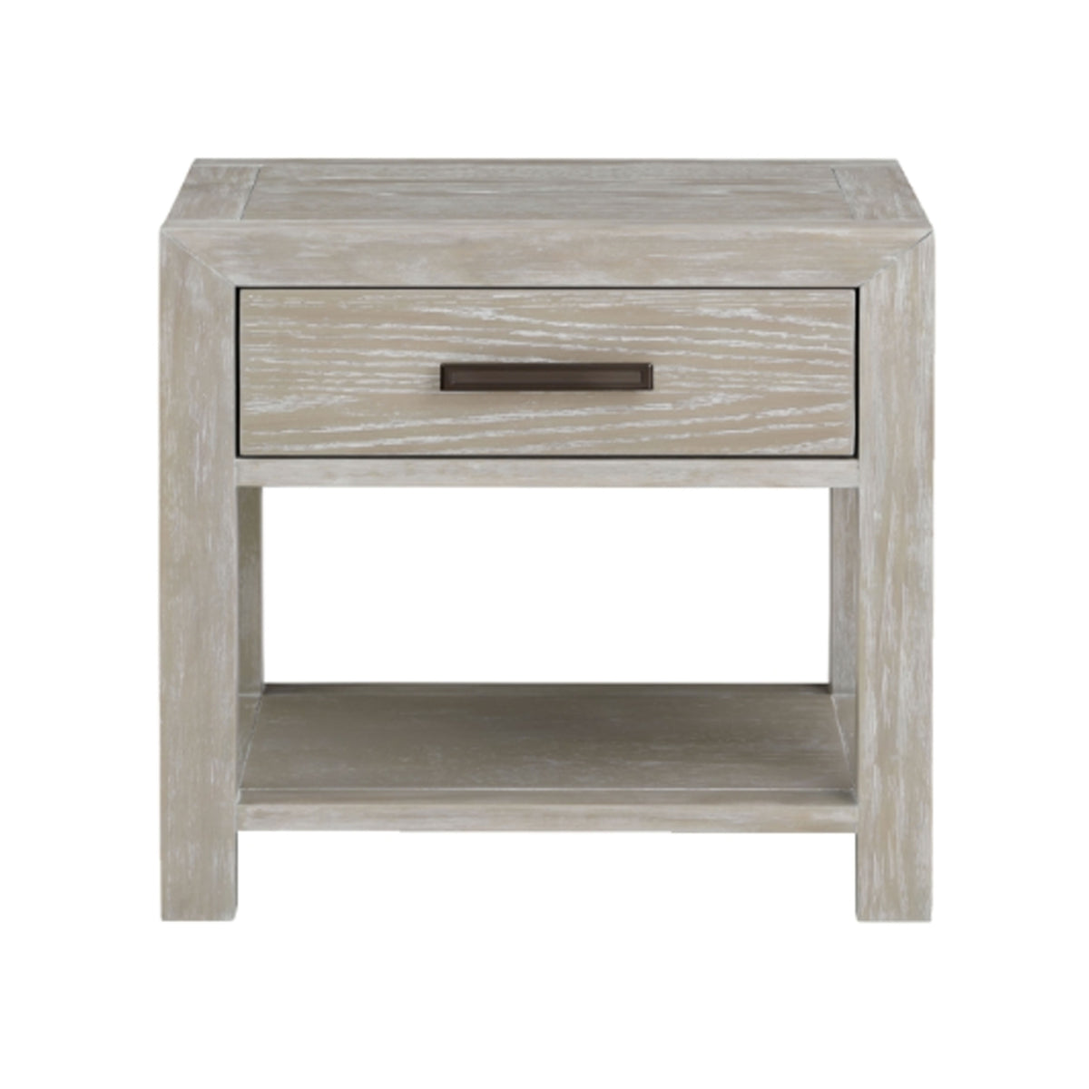Fresno Grey 1 Drawer Nightstand