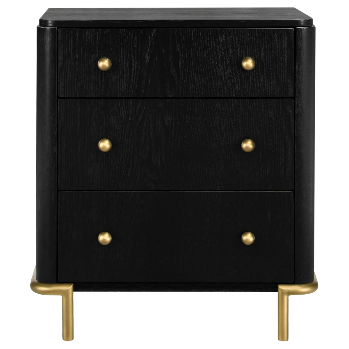 Arini Black Nightstand