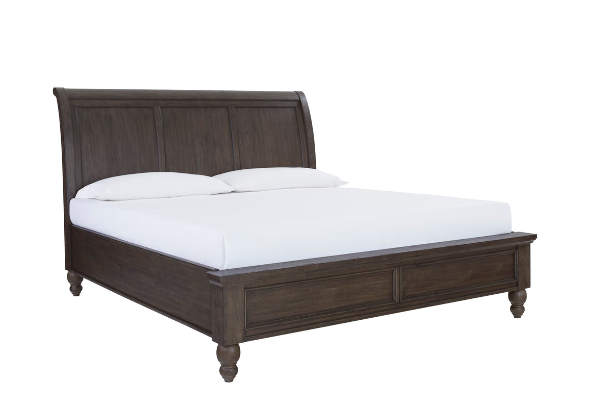 cambridge bed #color_black, bed storage type_end drawers