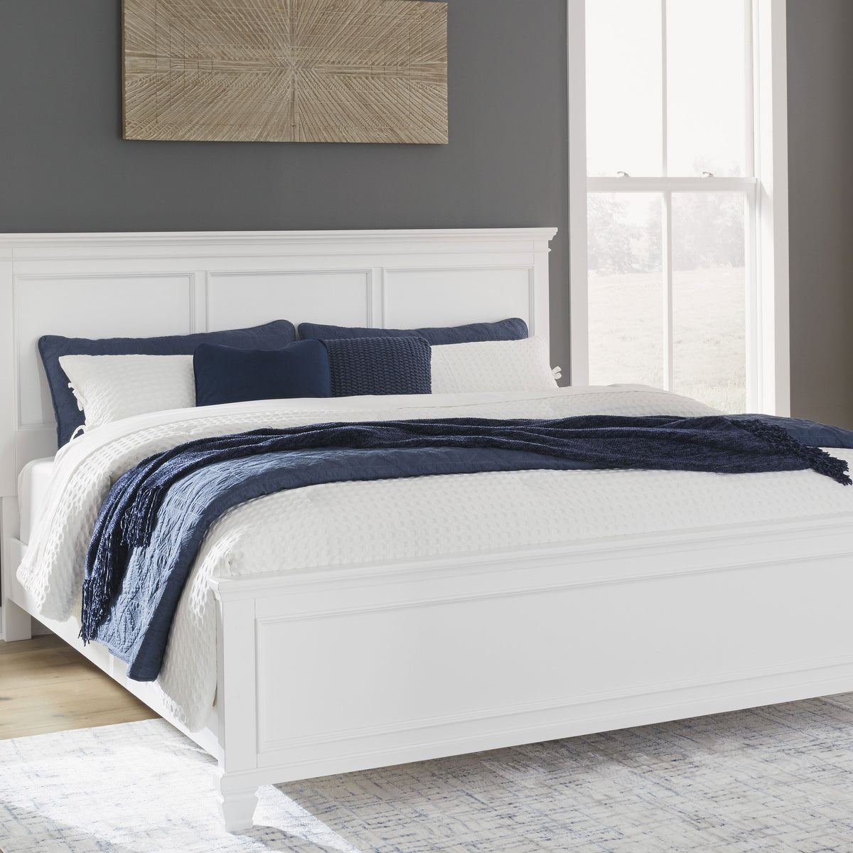 dana white king bed#Color_white,size_king