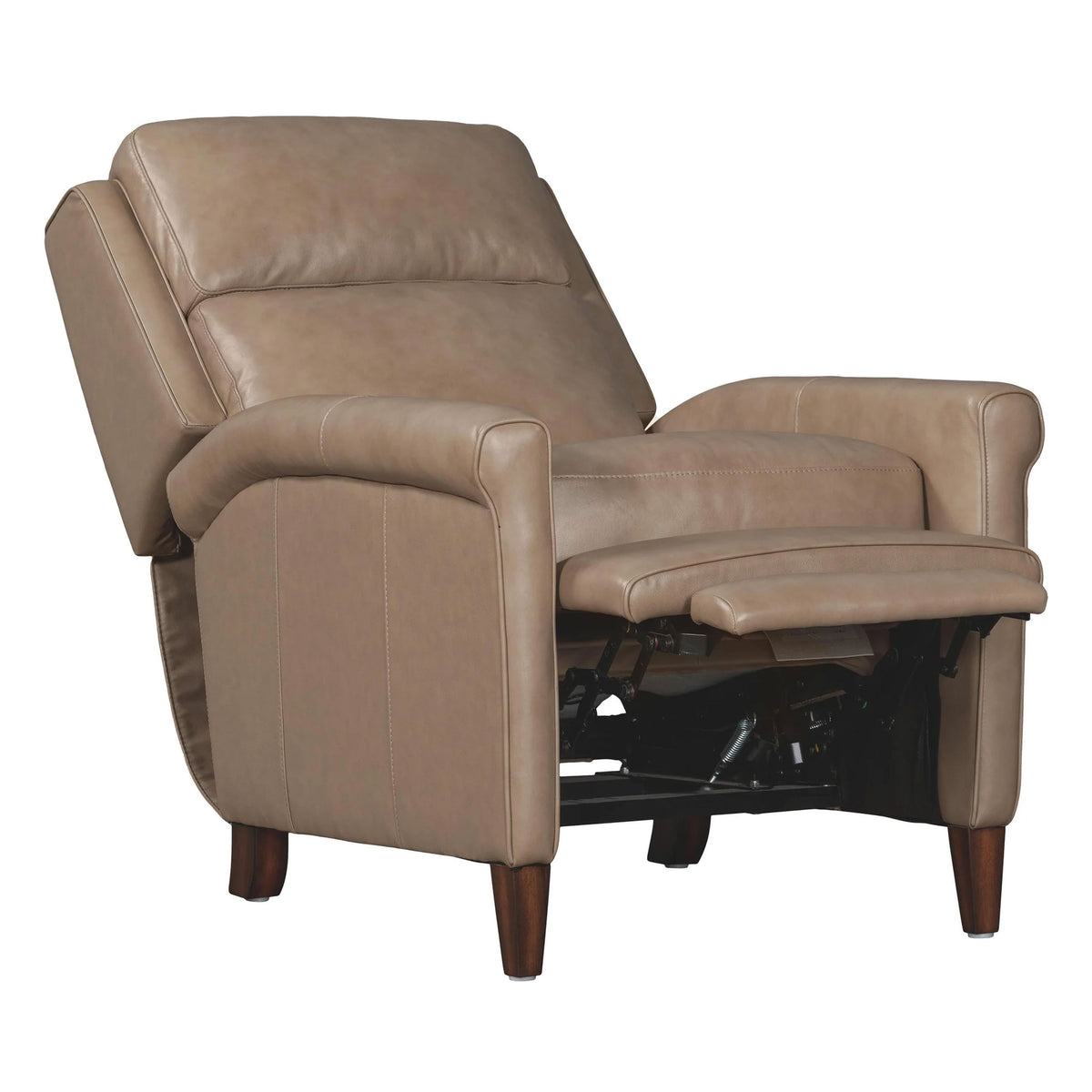 NORTHFIELD CREAM PUSHBACK LEATHER RECLINER