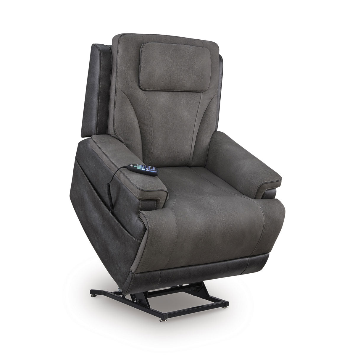 4Z PEACEFUL PAUSE LIFT RECLINER W/POWER HEADREST/LUMABR IN SLATE