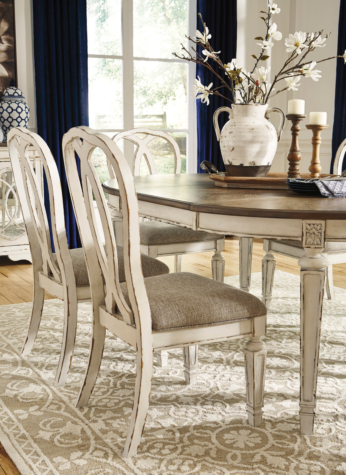 ROSLYN 5PC OVAL DINING SET