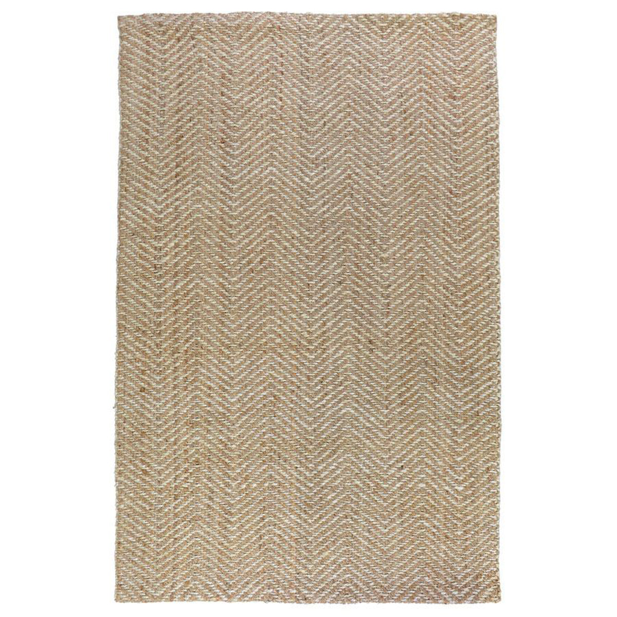 Herringbone Natural and Bleach 8X10 Rug