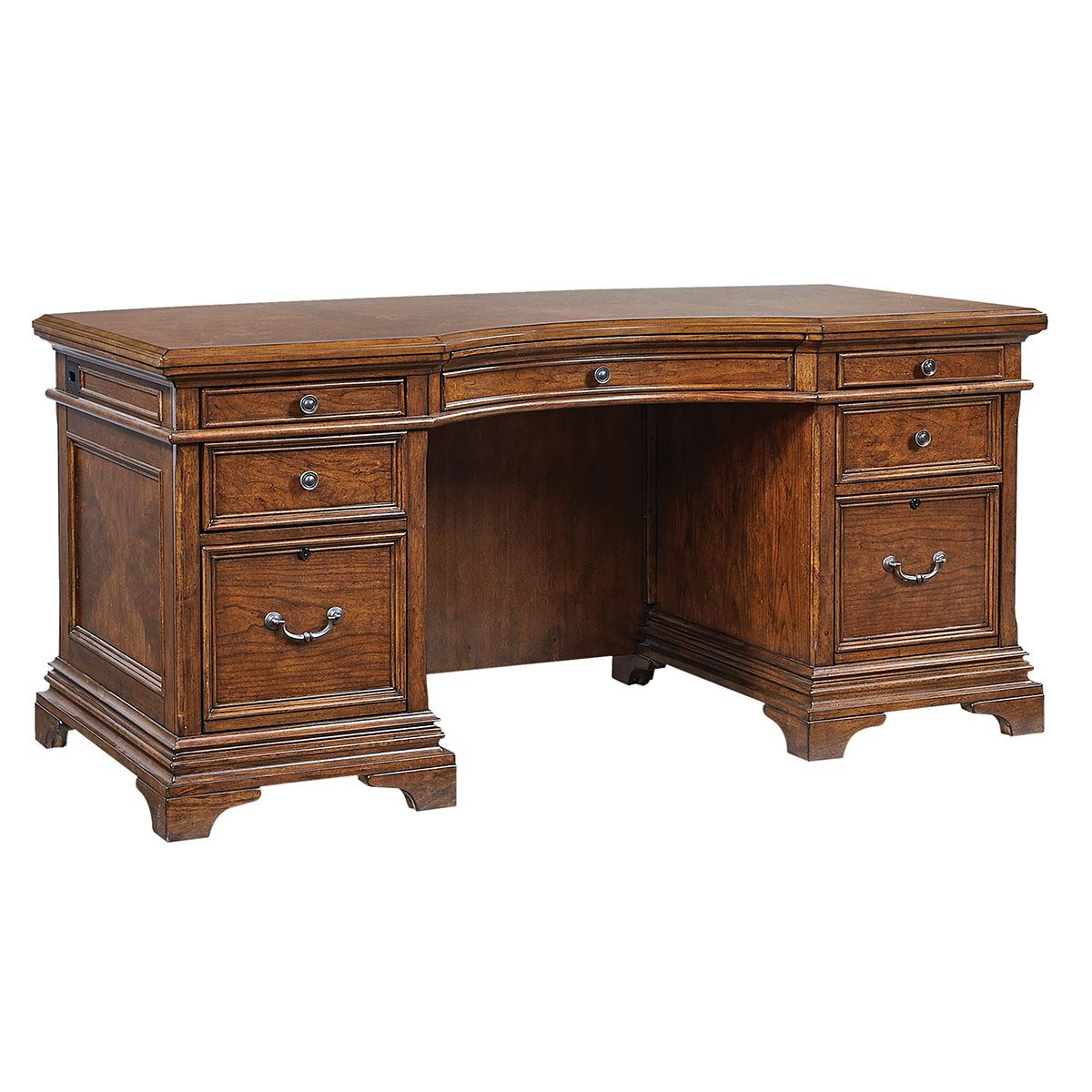 Hawthorne 66" Curved Executive Desk