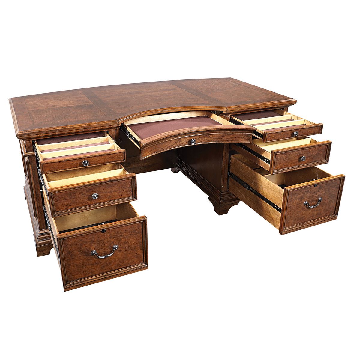 Hawthorne 66" Curved Executive Desk