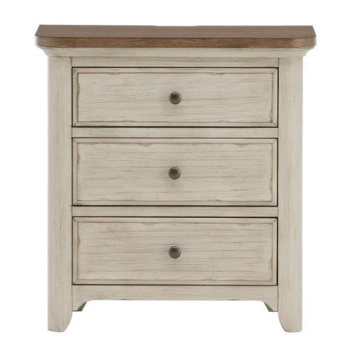 Roanoak 3 Drawer Nightstand