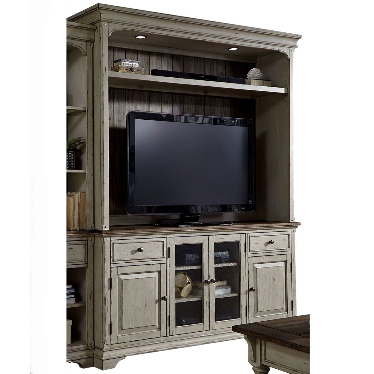 Nora Console and Hutch Entertainment Set