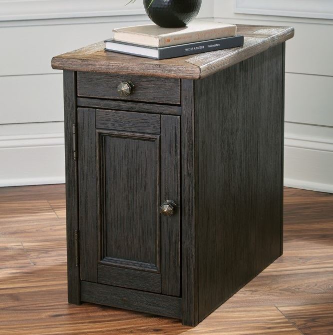 Antiquity Brown Chairside End Table