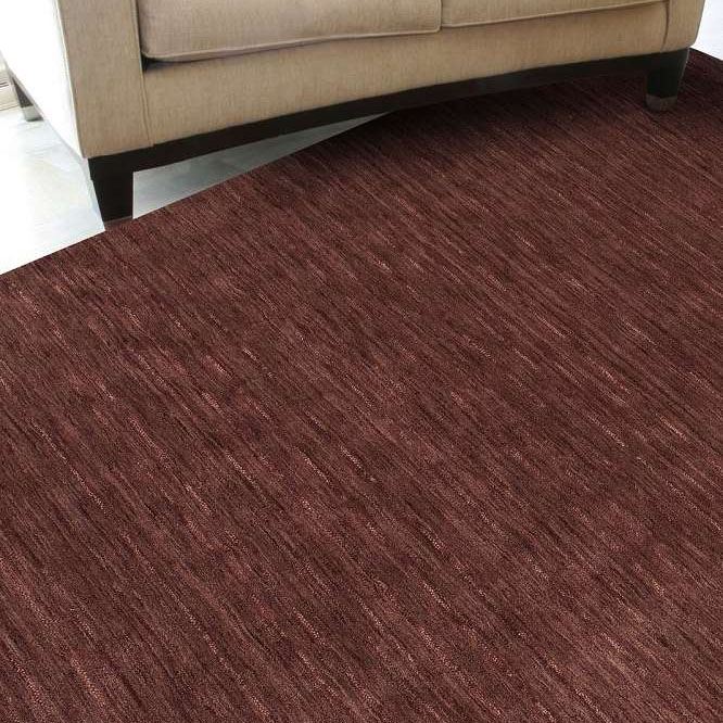 Rafia Plum Area Rug
