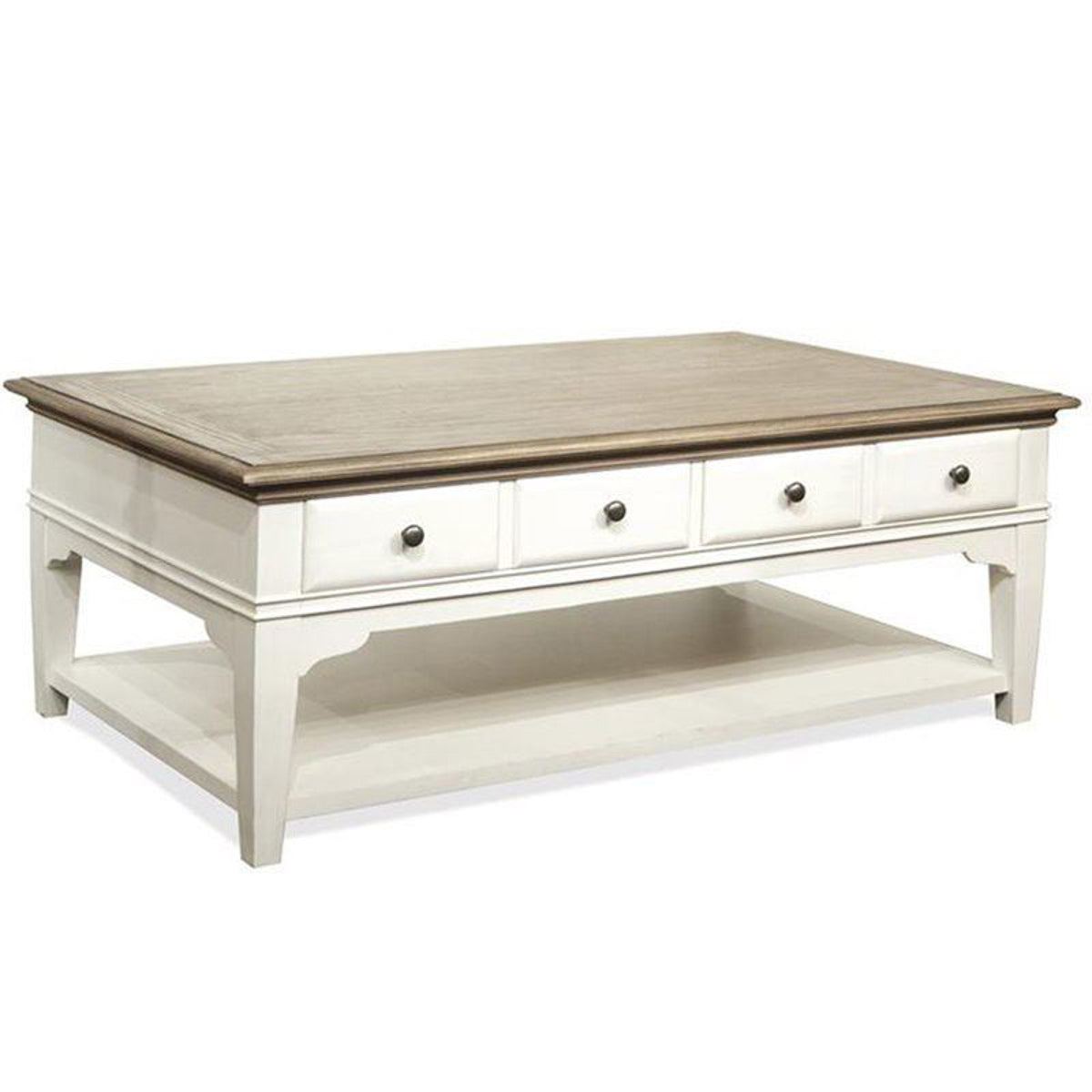 Myra White Leg Cocktail Table