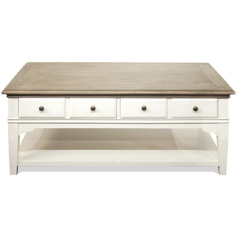 Myra White Leg Cocktail Table