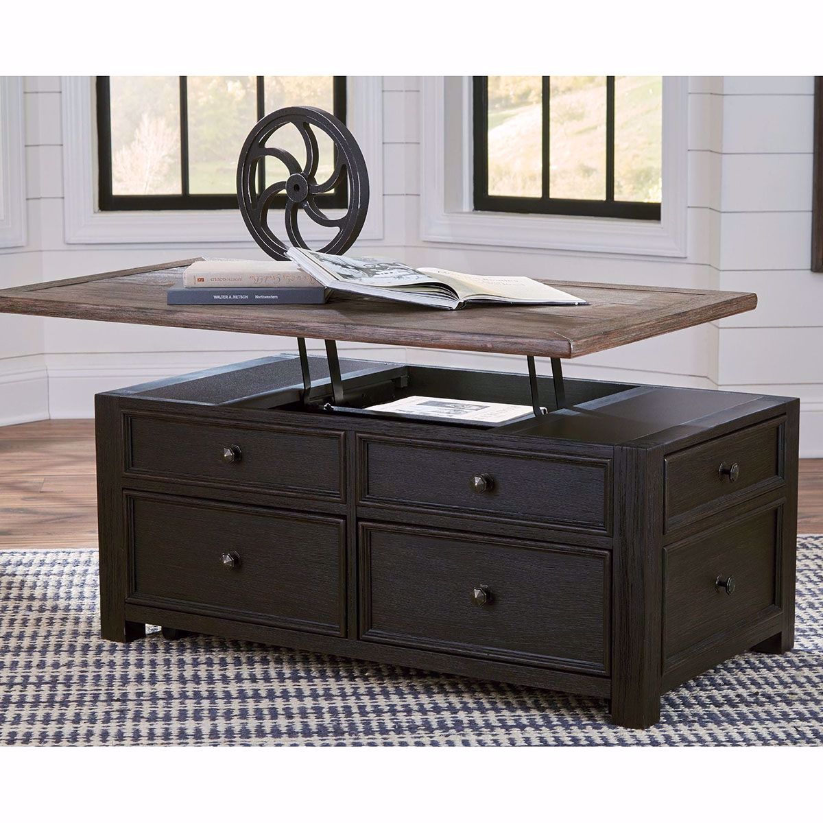 Antiquity Gray Lift Top Table