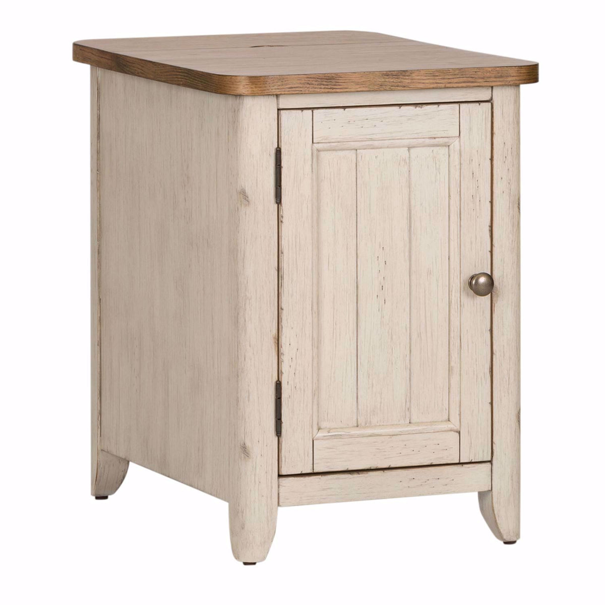 Roanoak Door Chairside Table
