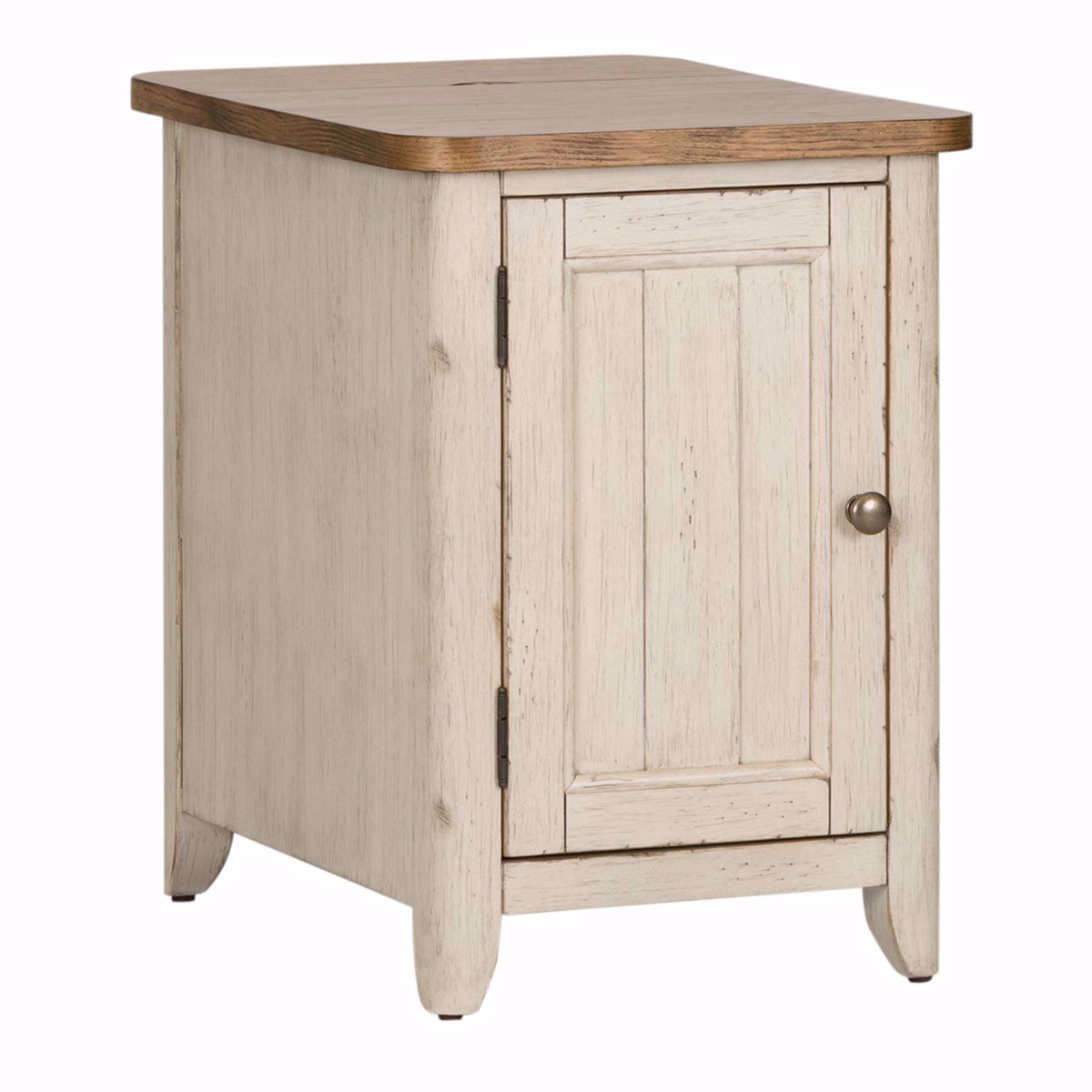 Roanoak Door Chairside Table