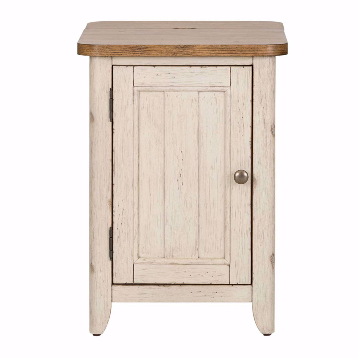 Roanoak Door Chairside Table