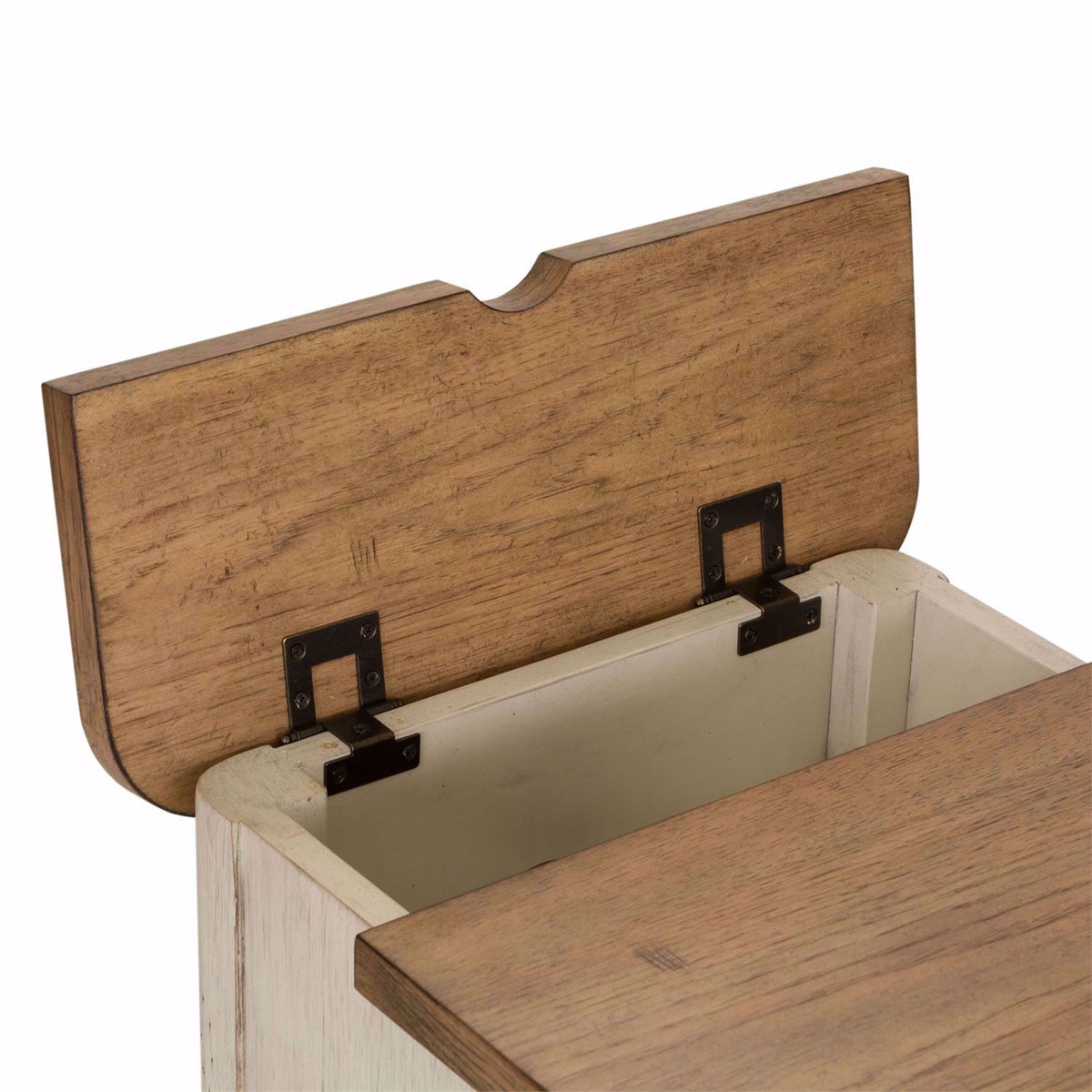Roanoak Door Chairside Table