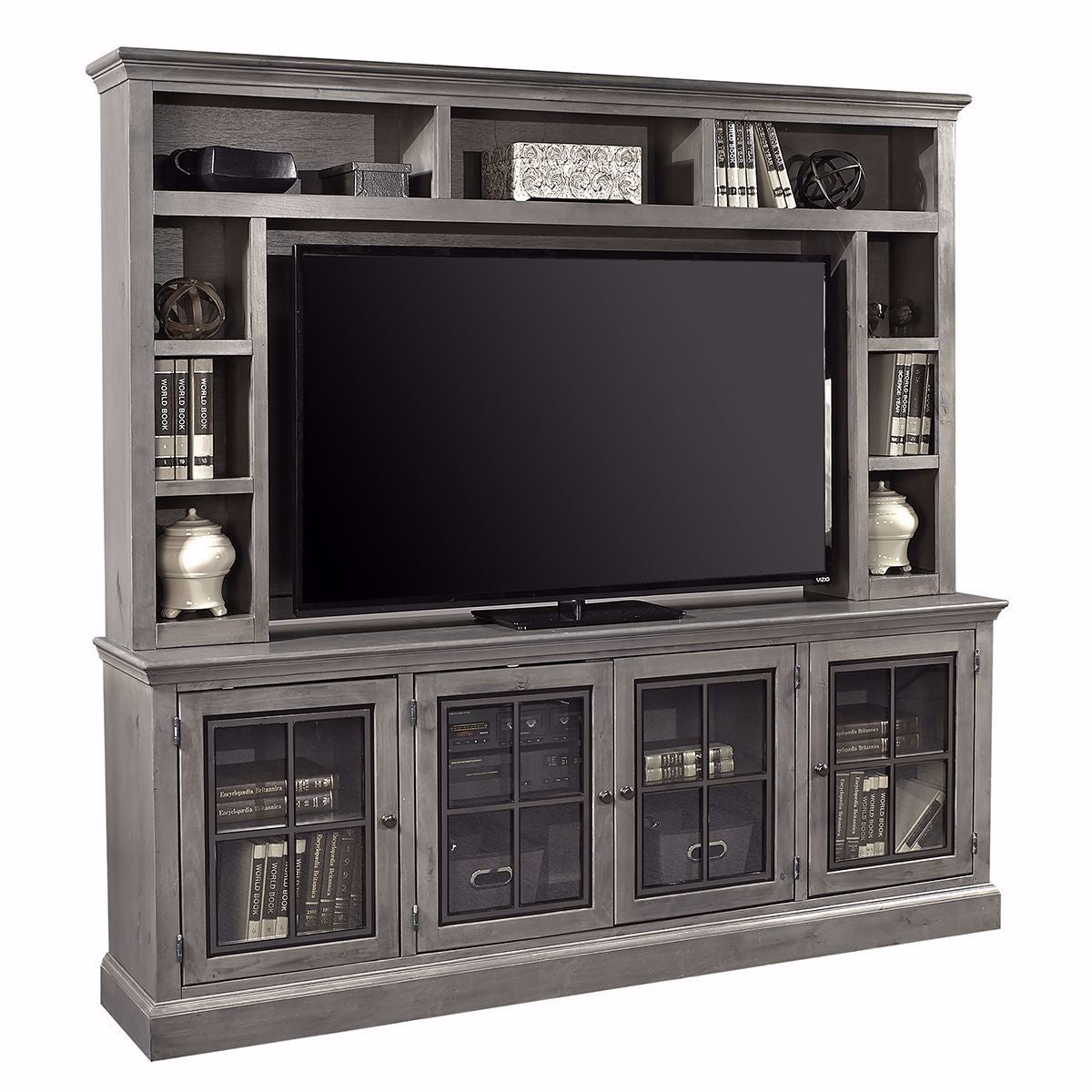 Winston 2 Piece 84" Entertainment Wall in Grey