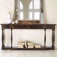Windward 4 Drawer Thin Console