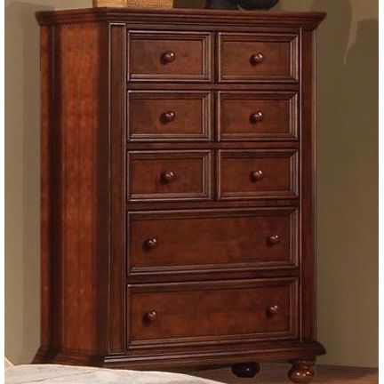 Cape Cod Chocolate 5 Drawer Chest