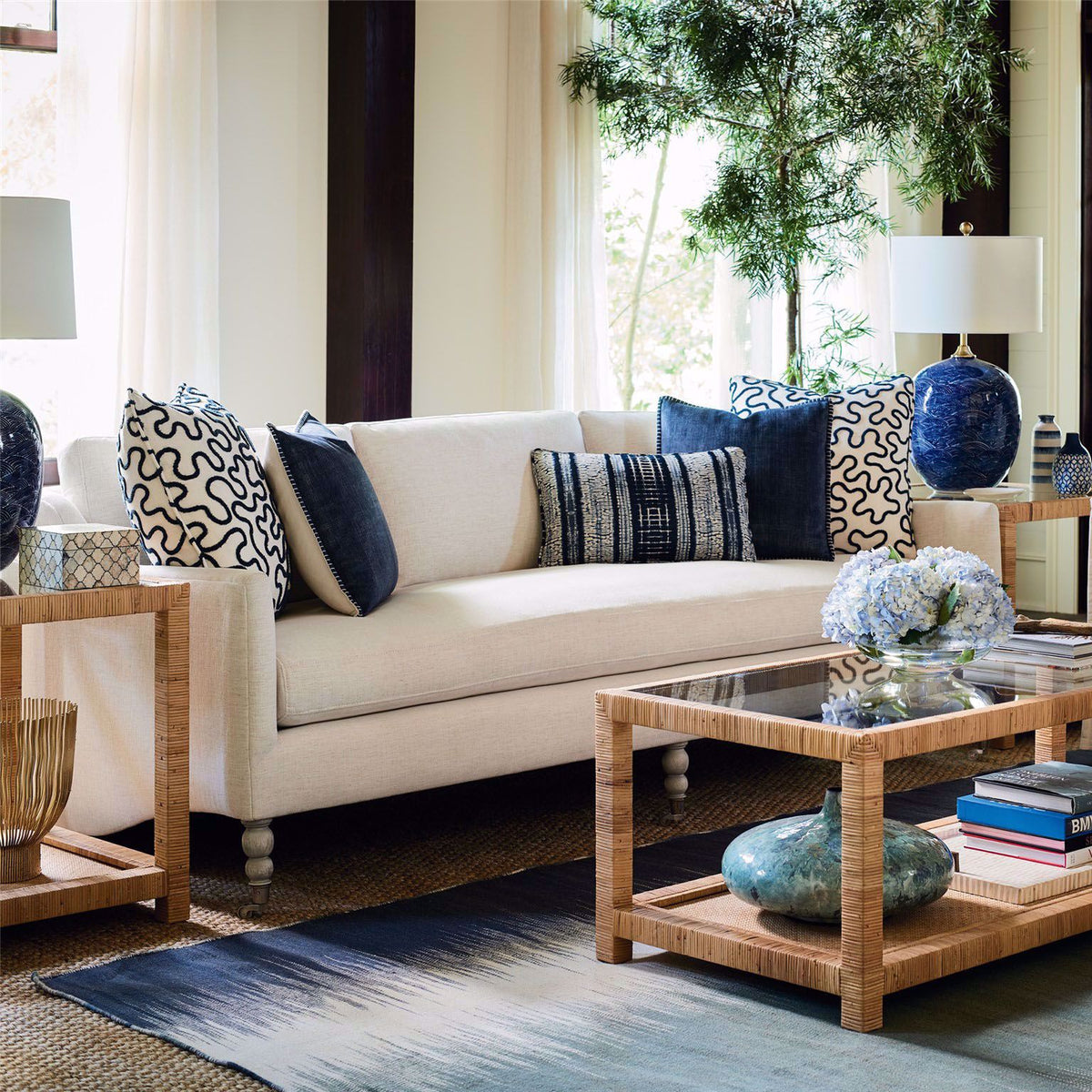 Long Key End Table