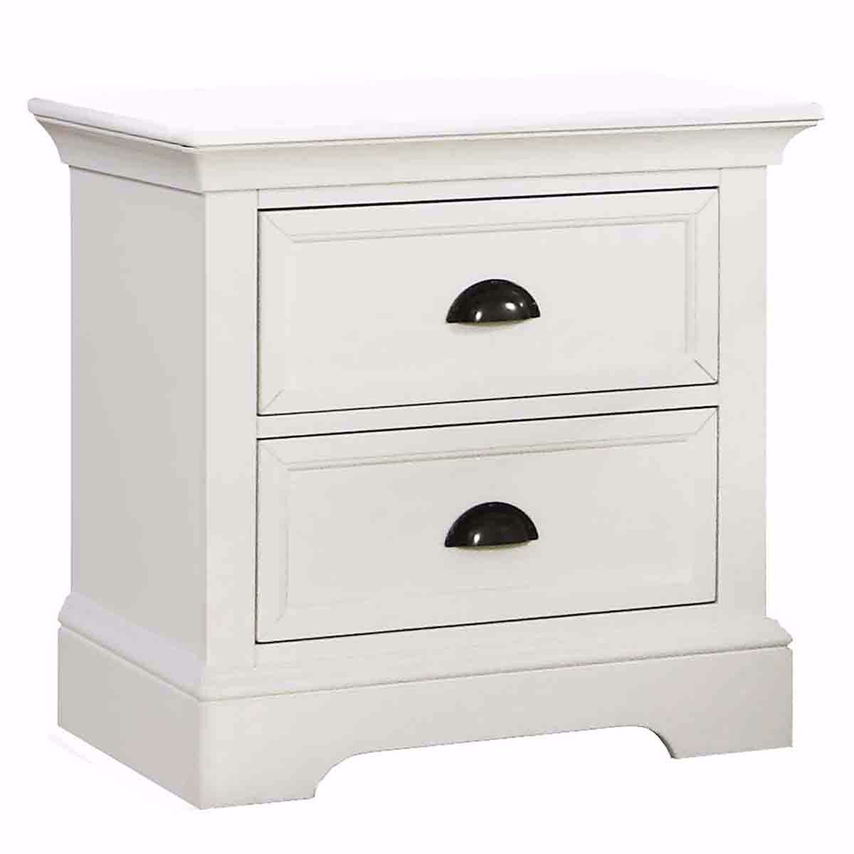Tamarack White 2 Drawer Nightstand