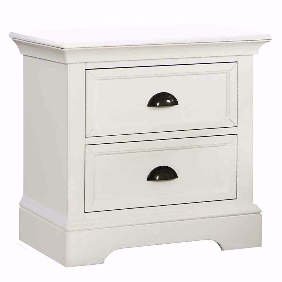 Tamarack White 2 Drawer Nightstand