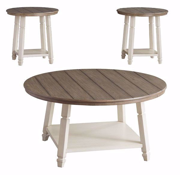Delta  Two Tone 3 Piece Table Set