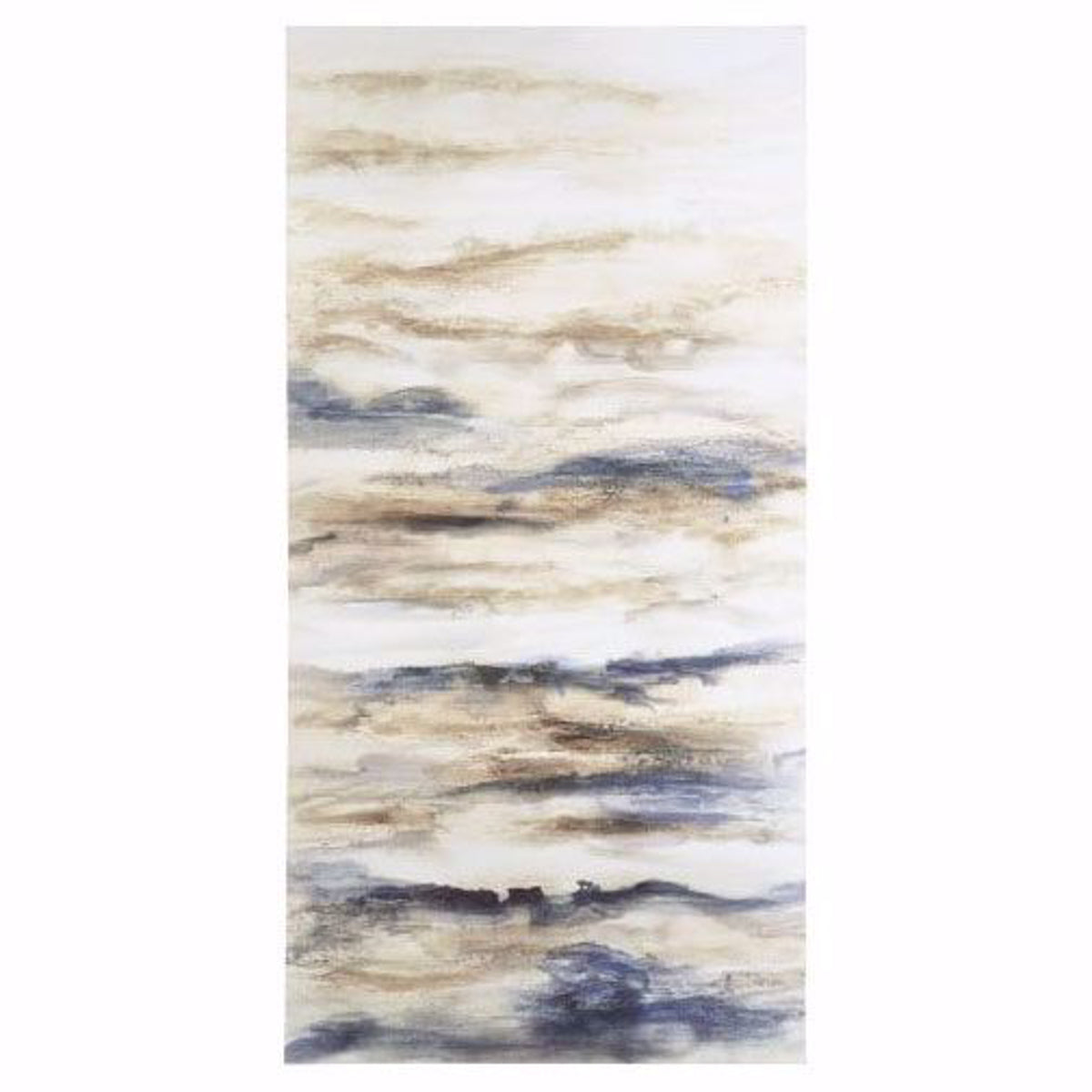 Joely Blue and Tan Wall Art