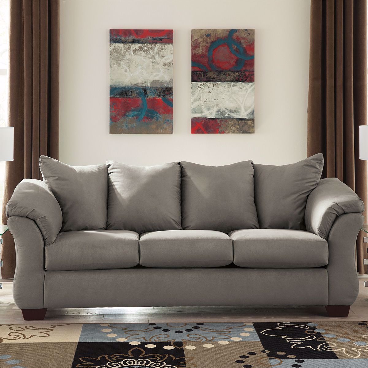 ASHLEY AUSTIN COBBLESTONE SOFA