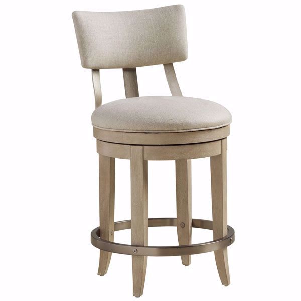 Cliffside Upholstered Swivel Stool