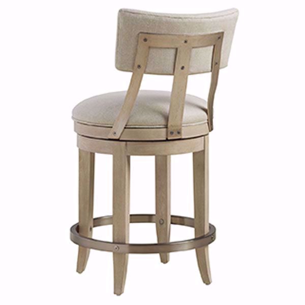 Cliffside Upholstered Swivel Stool