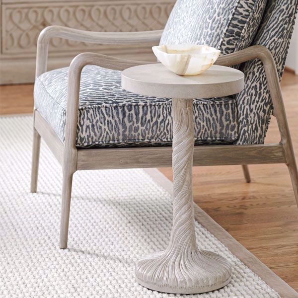 Saddle Peak Accent Table