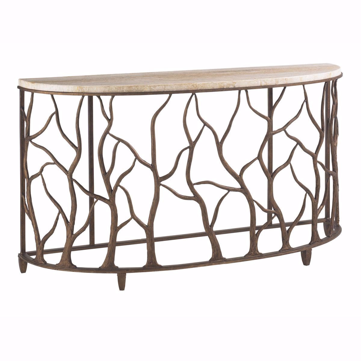 Bannister Garden Console Table