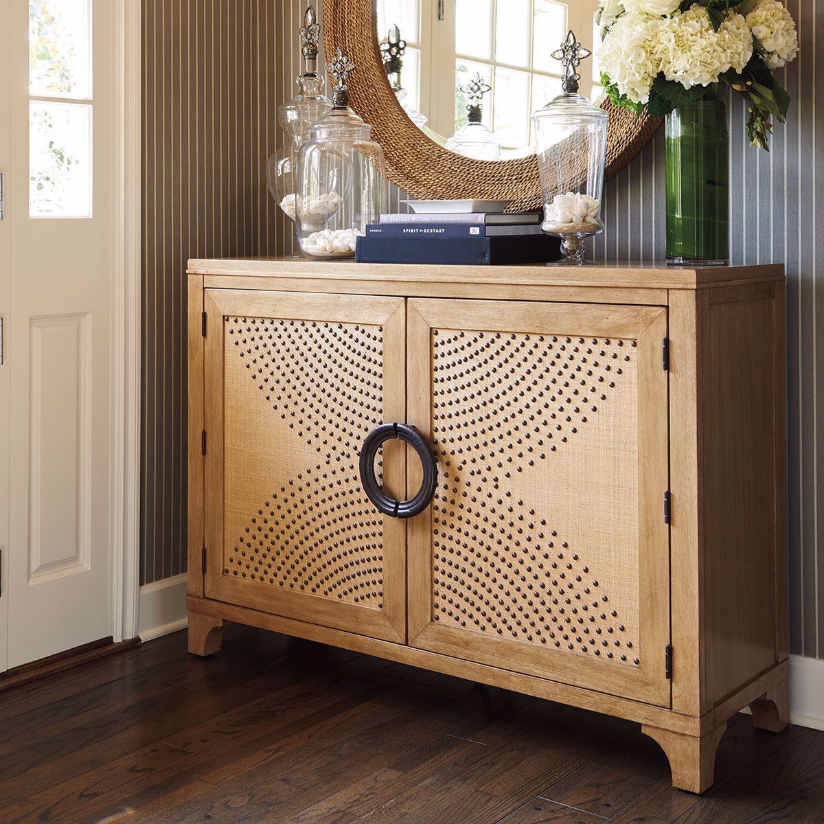 Lido Isle Nailhead Hall Chest