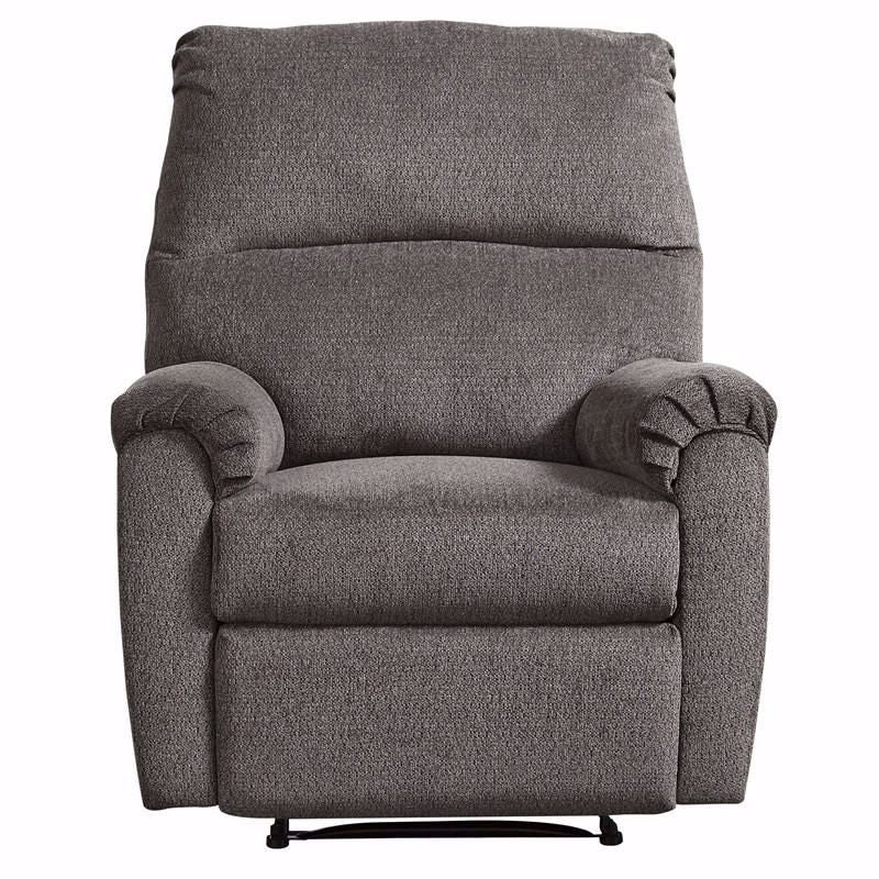 Navajo Gray Zero Wall Recliner