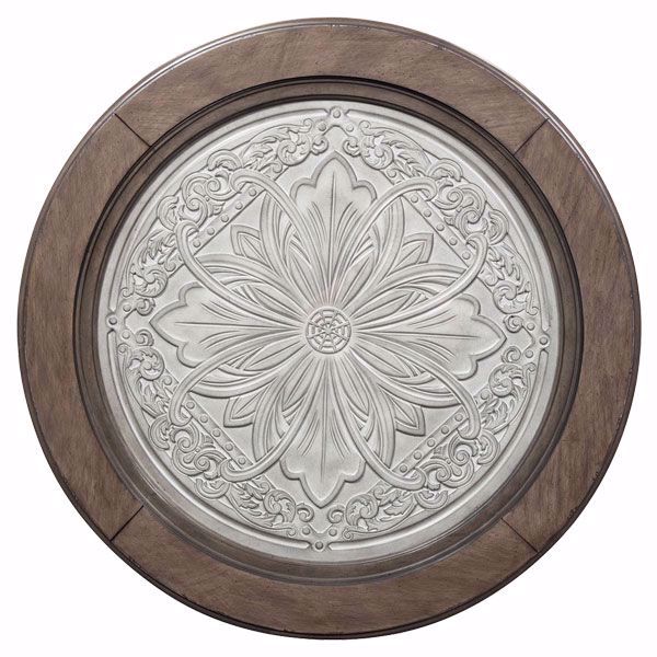 Piazza Antique White Round Cocktail Table