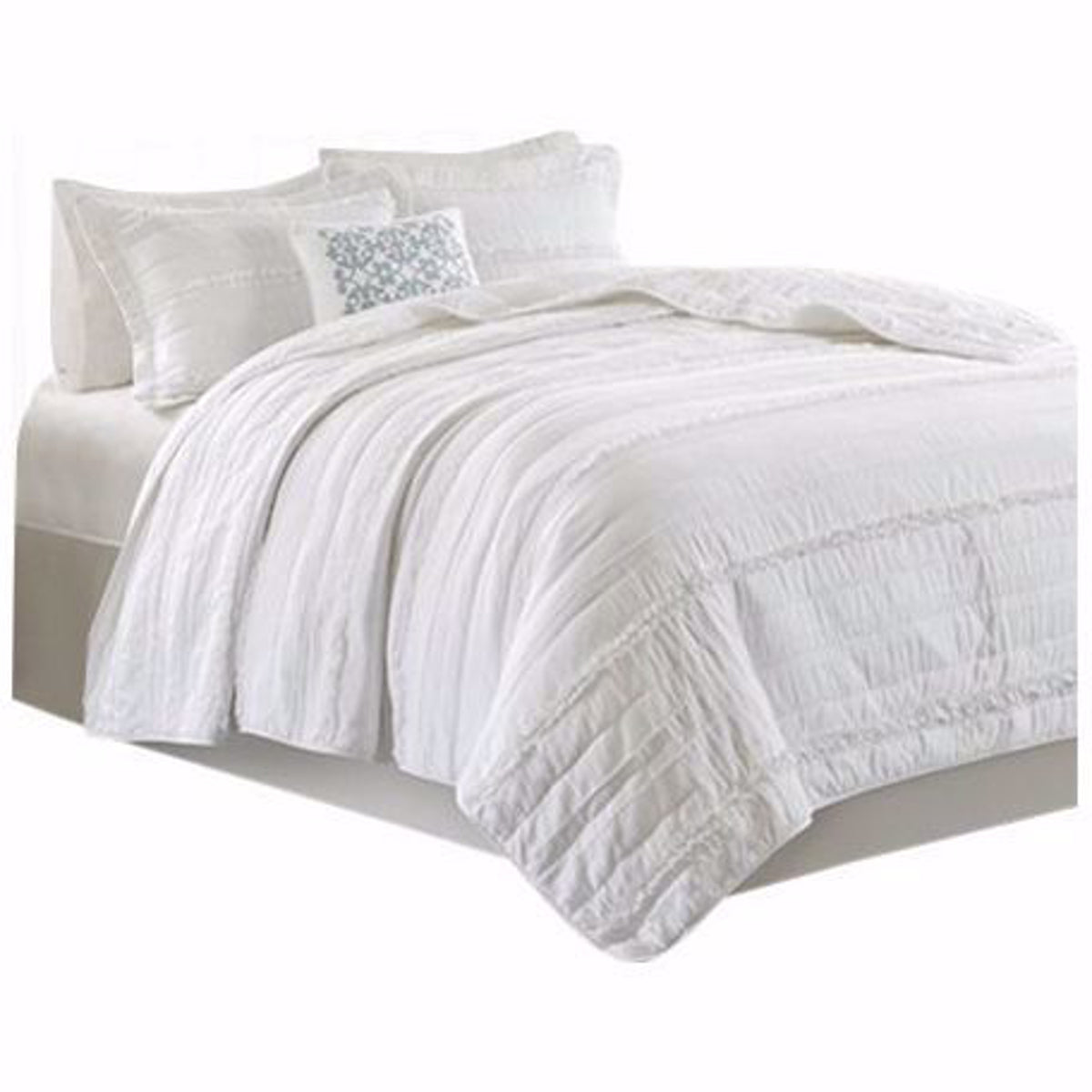Celeste White 4 Piece Coverlet Set