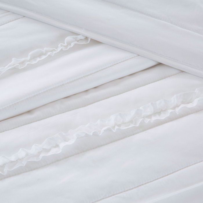 Celeste White 4 Piece Coverlet Set