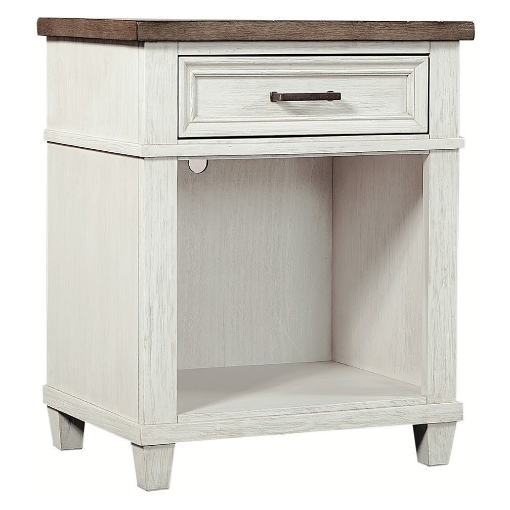 Caraway Aged Ivory 1 Drawer Nightstand
