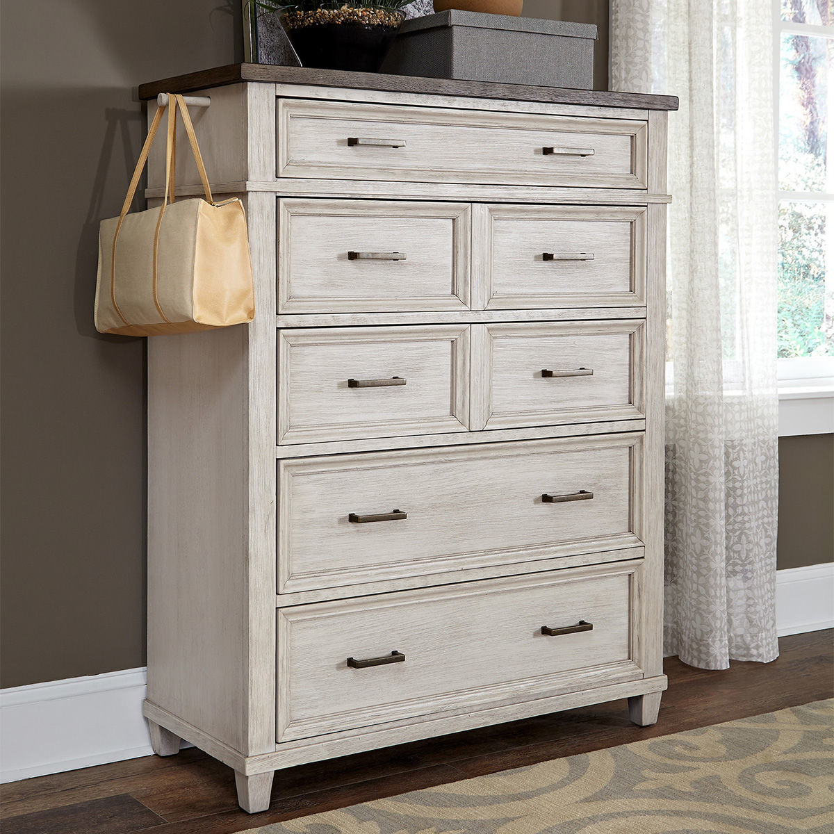 Caraway Aged Ivory Chest