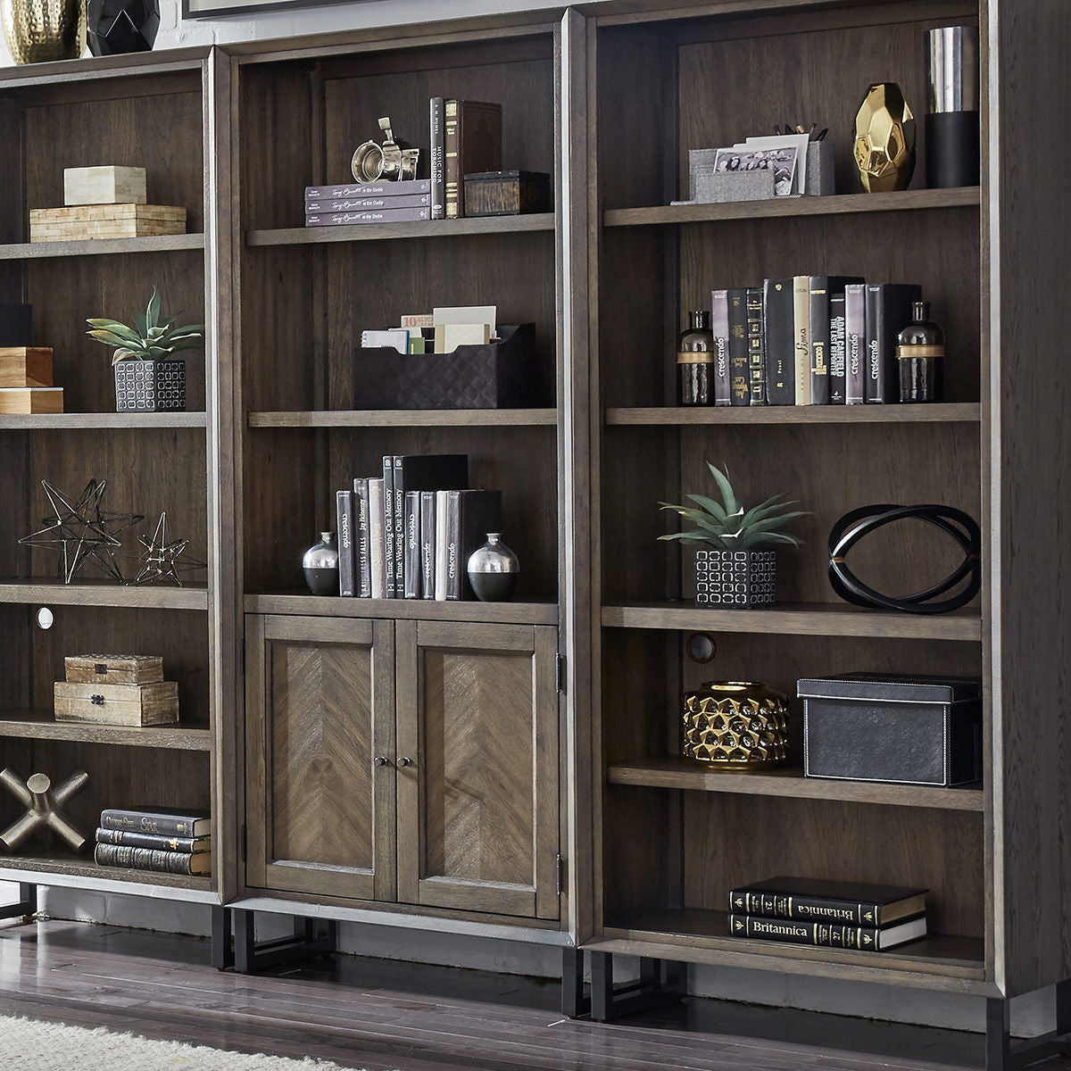 Harper Point Fossil Door Bookcase