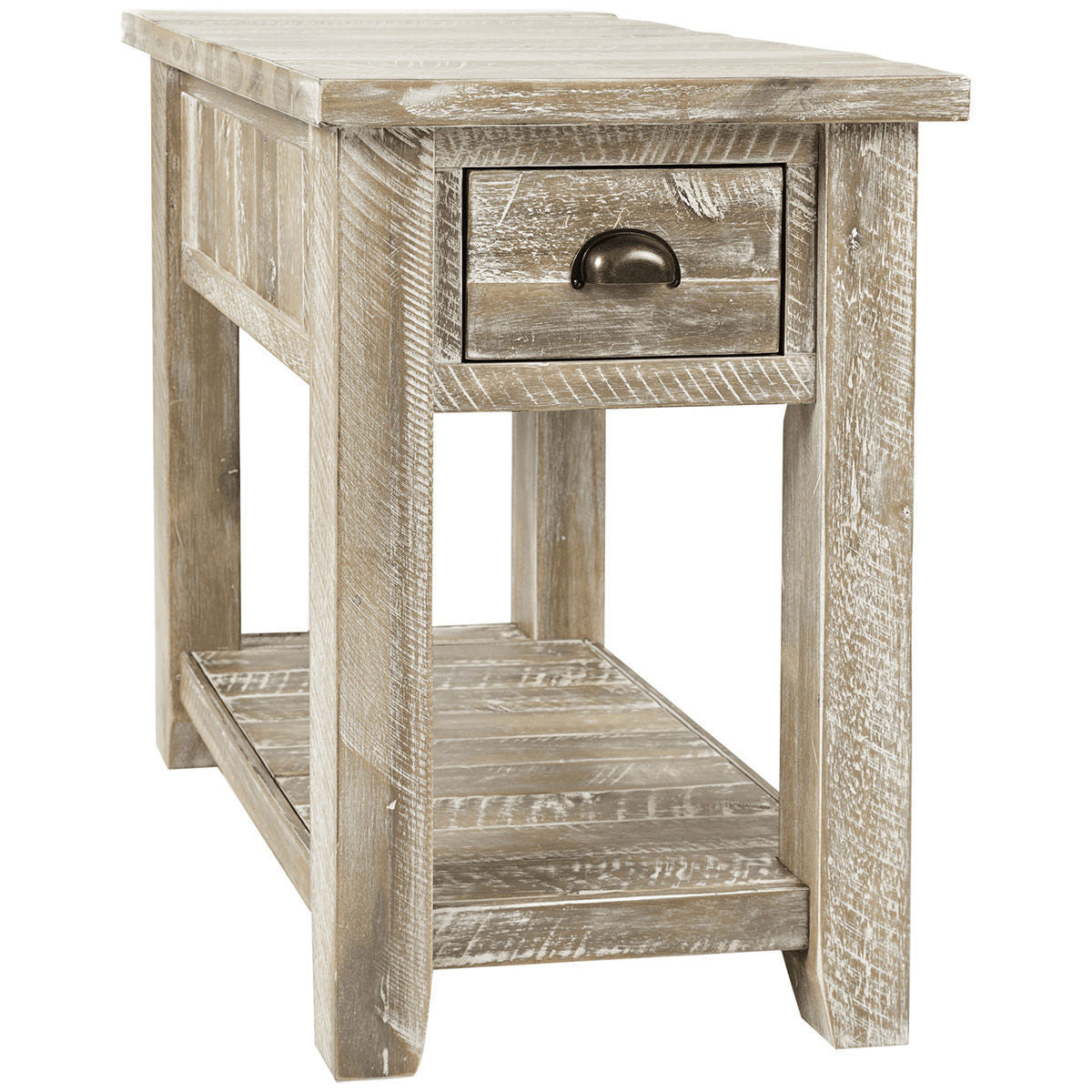 Artisan Gray Chairside Table