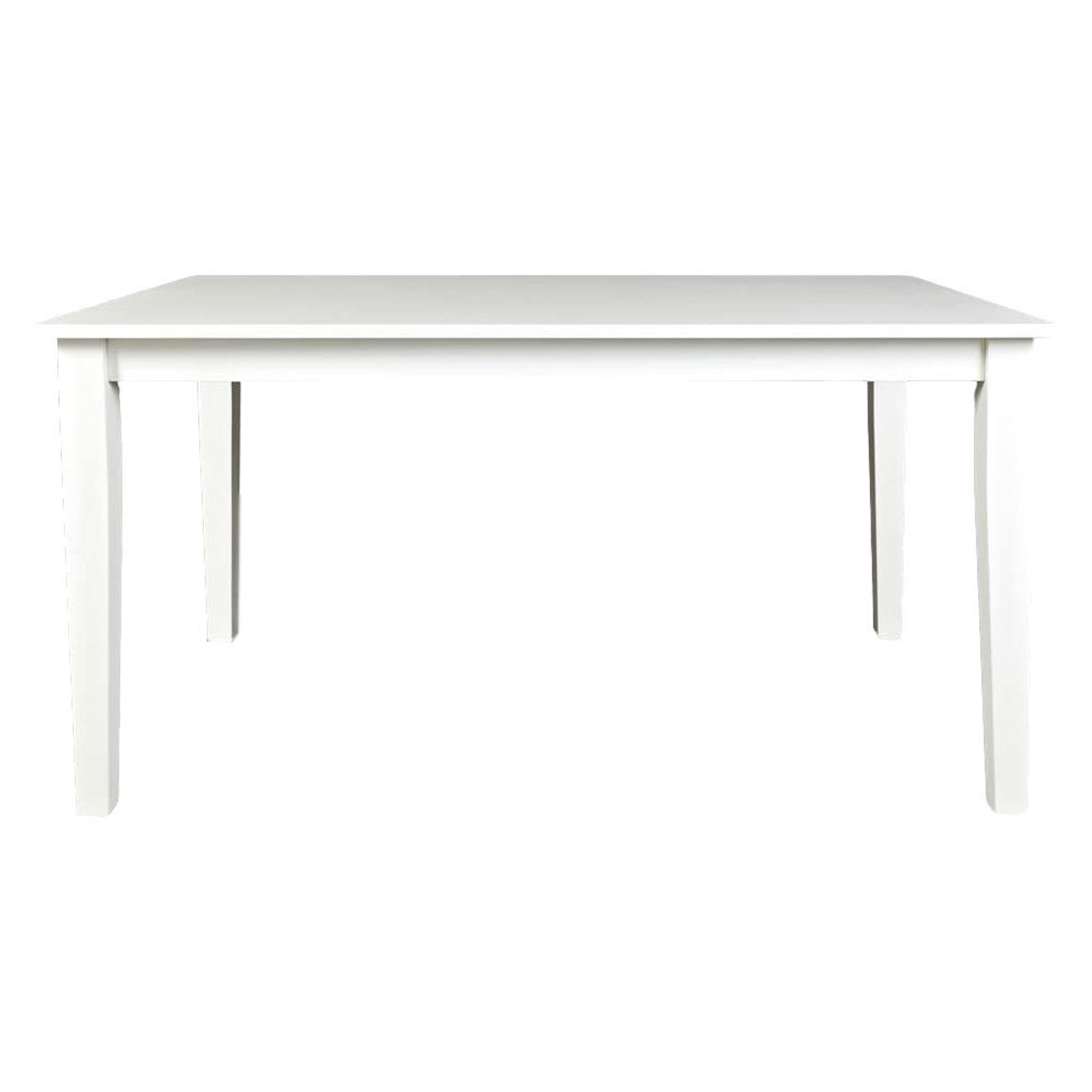 Simplicity Paperwhite Rectangular Fix Top Dining Table