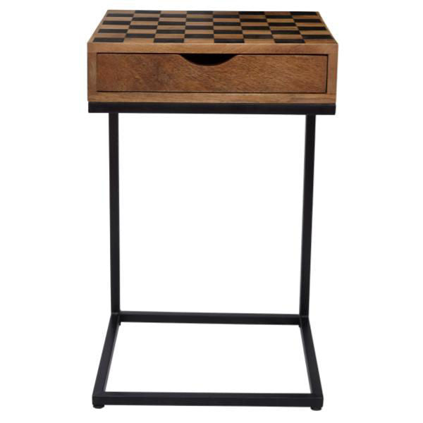 Global Checkerboard Chairside Table