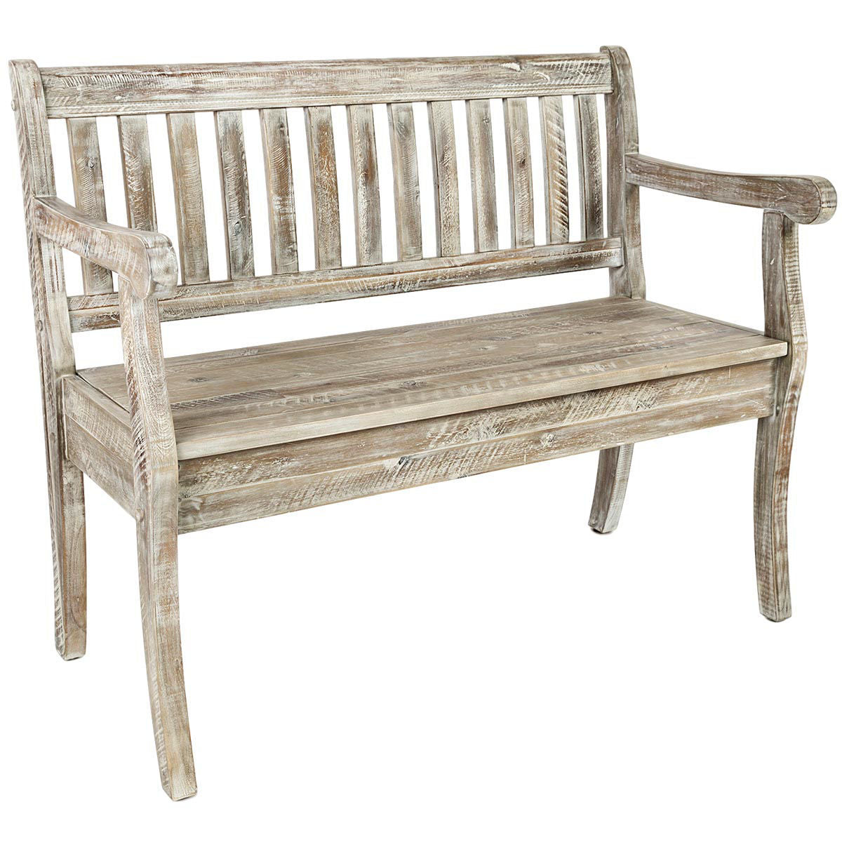Artisan's Craft Washed Gray Storage Bench