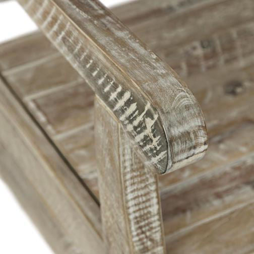 Artisan's Craft Washed Gray Storage Bench